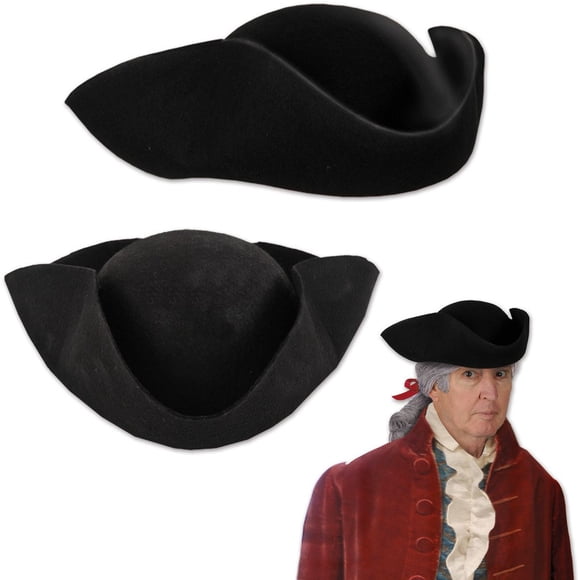 Sombrero con forma de tricornio DD Felt Patriotic & Pirate, talla única