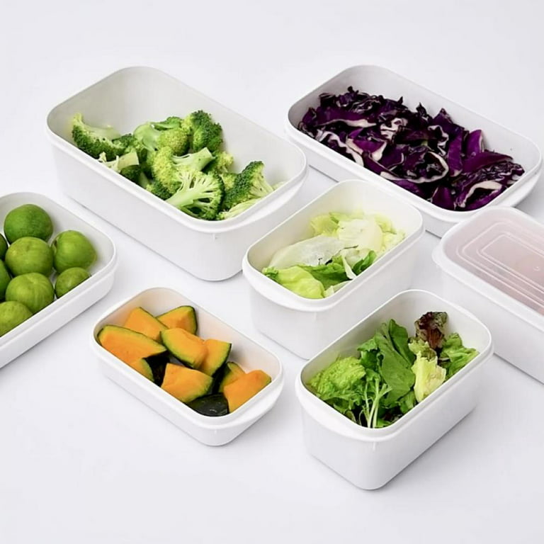 Sealed Lettuce Box Refrigerator Crisper Box with Lid Picnic Lunch Box  Microwaveable Fruit Salad Container Durable Fresh-keeper 