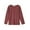 Wine Red, variant on Arshiner Boys Long Sleeve Shirts Crewneck Casual Tshirts Solid Tees Tops with Chest Pocket for Kids 5-12 Years