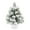 A, variant on 13.77Inch Artificial Christmas Tree with Burlap Base, Mini Flocked Pine Tabletop Xmas Tree for Holiday Home Decoration, Indoor Outdoor Christmas Decor, Party Centerpiece, Mantel Decor,DIY Crafts