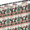 thumbnail image 3 of Multicolor Christmas Tree Pattern Shower Curtain 36"x72" ,Bathroom Decorative Shower Curtains Set with 12 Hooks,Modern Waterproof Washable Shower Curtain, 3 of 6