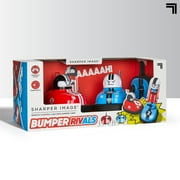 Sharper Image® Toy RC Remote Control Ejecting Bumper Rivals with Includes Wireless Remote Control and Sound Effects, 6-pieces, Red and Blue, Age 8+