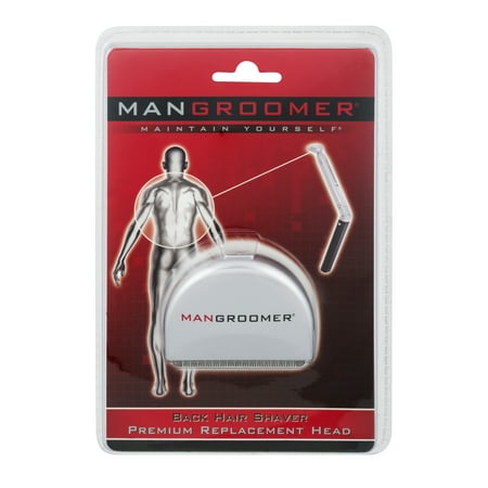 Man Groomer Back Hair Shaver Replacement Head, 1.0