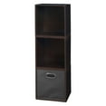 thumbnail image 2 of Niche Cubo Storage Set - 3 Cubes and 1 Canvas Bin- Cherry/Grey, 2 of 11