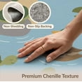 thumbnail image 6 of ODIKA 8'x10' Washable Area Rug Non-Slip Chair-Friendly Mat Pastel Pond with Ducks and Turtles Charming Wildlife Illustration Reeds for Dining Room, Large Office, Lounge, 6 of 7