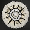 thumbnail image 4 of 12PCS 1005 Goose Feather Durable Badminton Shuttlecocks for Sports Training Practice12PCS, 4 of 11