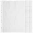 thumbnail image 1 of 100 Pcs PP Files Protective Film Transparent Clear Album Document Folders Page Protectors for Office School, 1 of 9
