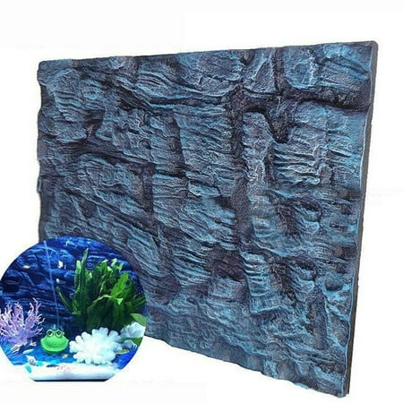 60x45CM 2PCS 3D Foam Rock Reptile Aquarium Fish Tank Background Backdrop  Board | Walmart Canada