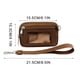 thumbnail image 2 of Cartera de muñeca transparente de PVC - 3 bolsillos con cremallera y bolsa para guardar monedas con gancho metálico para efectivo, tarjetas y identificación, 2 of 5