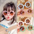 thumbnail image 4 of 2 Pcs Sunglasses Boys And Girls UV Protection Good-looking Flowers Sunshade Glasses, 4 of 6