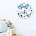 thumbnail image 5 of Cinnamoroll Wall Clock Silent Non-Ticking 12" Premium Quartz Round Easy-to-Read Home/Office/Kitchen/Classroom/School Clock Scanning Movement, 5 of 5
