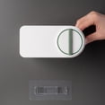 thumbnail image 2 of CNKOO Hair Dryer Holders Wall Mounted Hair Dryer Holder Rack Bathroom Storage Makeup Cosmetic Shelf Rack, 2 of 10