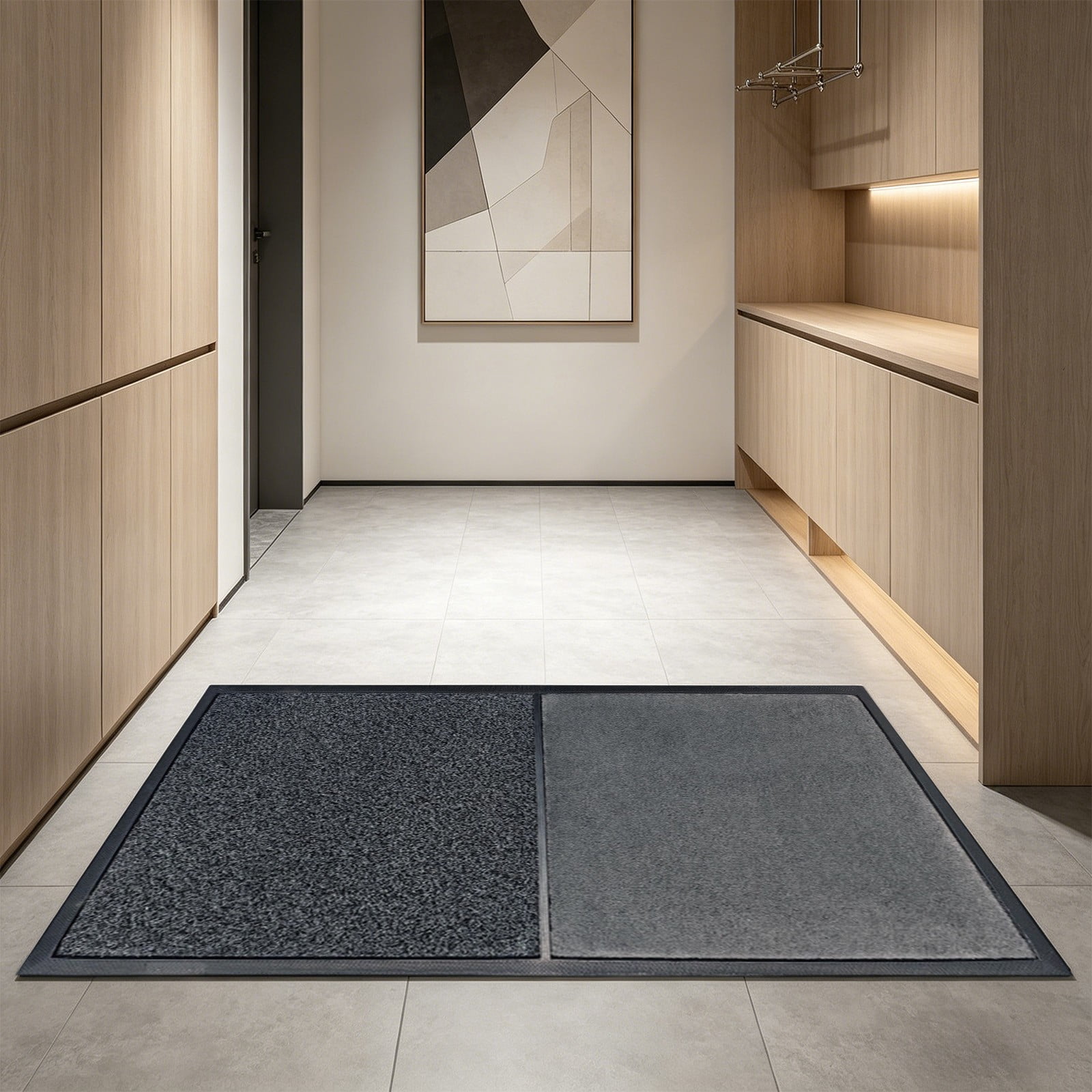 2 in 1 Disinfecting Sanitizing Floor Entrance Doormats, Wet Dry Shoe Mat, Disinfection Entry Rug Shoe Sanitizer, Indoor Outdoor Rug, Shoe Sole Cleaning Mat