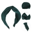 thumbnail image 3 of Unique Bargains 1 Pc Fashion Cross Wide Headbands for Women Blackish Green, 3 of 6