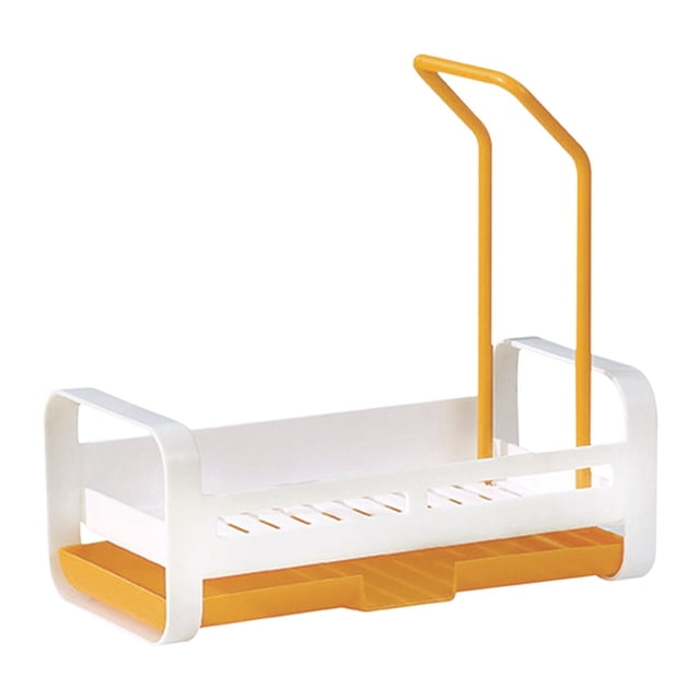 Oleegame 1PC Shower Soap Dish With Hook Punch Free Kitchen Multi Function Sink Storage Rack Washbasin Rag Rack Basket Rack