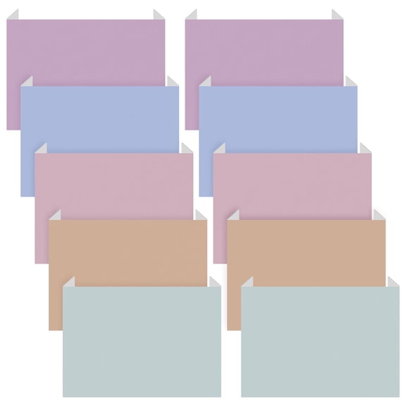 Keyohome 10PCS Privacy Folder for Students Desks Reusable Test Divider Desk Divider Panel for School Test Office Privacy Protection