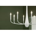 thumbnail image 5 of 52526WH Kichler Lighting Deela - 8 Light Chandelier-27 Inches Tall and 36 Inches Wide-White Finish, 5 of 12