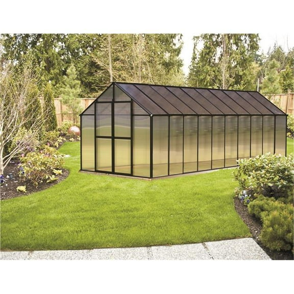 Monticello 8 x 20 Ft. Black Greenhouse