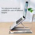 thumbnail image 3 of Portable Laptop Stand - ABS Material, 10-Speed Adjustable, Folding Lift Cooling Base for All Notebooks!, 3 of 4
