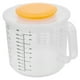 thumbnail image 3 of EeaseMX 1 taza medidora para hornear de escala duradera de 2,5 l, recipiente para mezclar en el hogar (blanco), 3 of 7
