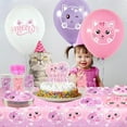 thumbnail image 7 of Cat Birthday Party Supplies Set, Kitten Tableware Includes Plates, Tablecloth, Cups, Forks and Straws for Kids Cat Party Decorations, Serves 20 Guest (A)$$Home Decor, Kitchen, & Other, 7 of 7