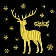 thumbnail image 3 of fastboy Christmas Glueless Static Stickers Snowflake Elk Deer Xmas Tree Decals Window Tatto Murals, 3 of 8