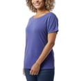 thumbnail image 4 of 32 Degrees Cool Short Sleeve Shirt/Tee Ribbed Top, Royal Blue, L, 4 of 4