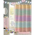 thumbnail image 3 of Easter Shower Curtain Spring Color Wooden Shower Curtains for Bathroom Decor Farmhouse Wood Plank Bath Curtains Sets for Spring Easter Bathroom Decor Fabric Waterproof Standard 72" X 72", 3 of 6