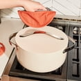 thumbnail image 5 of Caraway Petite Cooker - 2 Qt Ceramic Coated Pot - Free From Forever Chemicals - Perfect for Rice, Grains, or Sauces - Gray, 5 of 6