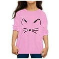 thumbnail image 4 of XUELUO Toddler Boys Shirts & Tops Girls Autumn Long Sleeve Cartoon Cat Prints Shirt Daily-Wear, 4 of 4