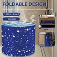 thumbnail image 4 of Portable Bathtub for Adults, Easy to Assemble Collapsible Bathtub （31.5"L x 26"）, Suitable for Travel, Camping and Outdoor Activities (Starlit Sky, L), 4 of 9