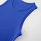 thumbnail image 5 of Tank Top Y Shorts Conjunto Niñas Moda Casual Color Sólido Algodón sin Mangas Cuello Redondo Top Y Cintura Elástica Shorts Conjunto de Dos Piezas Tank Tops Largos, 5 of 7