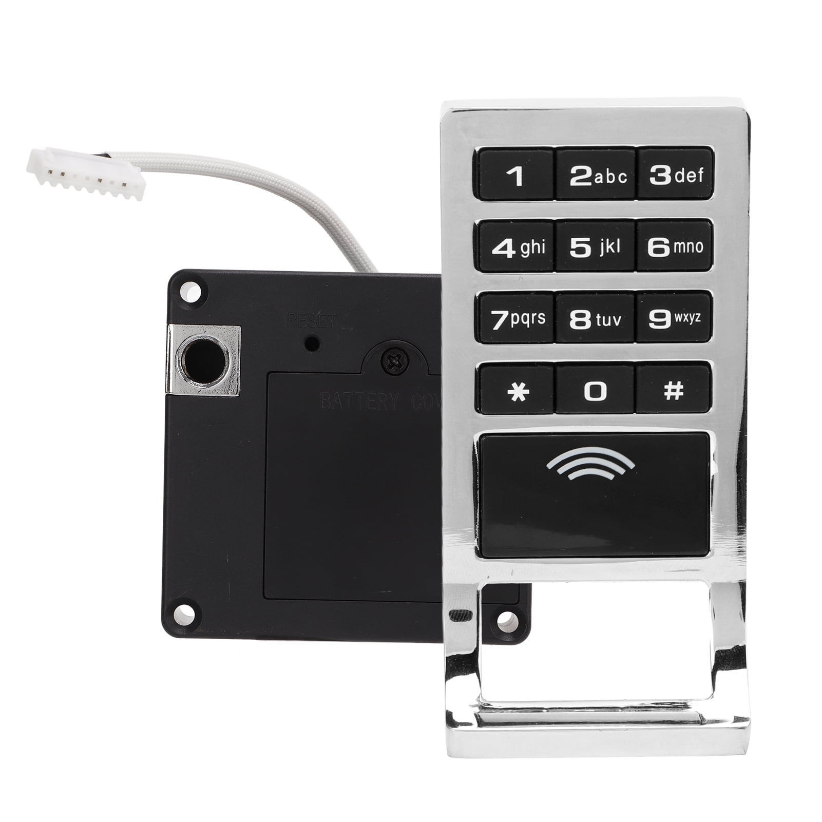 Suodoka Password M1 Card Cabinet Lock Zinc Alloy Keypad Cabinet Lock for Cabinets Drawers Wardrobes 7.48 inches / 19 cm