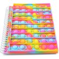 thumbnail image 1 of Libreta HUOGUO Pop Bubble Fidget de silicona antiestrés, 1 of 5