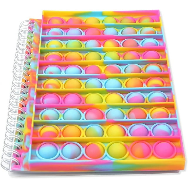 Libreta HUOGUO Pop Bubble Fidget de silicona antiestrés