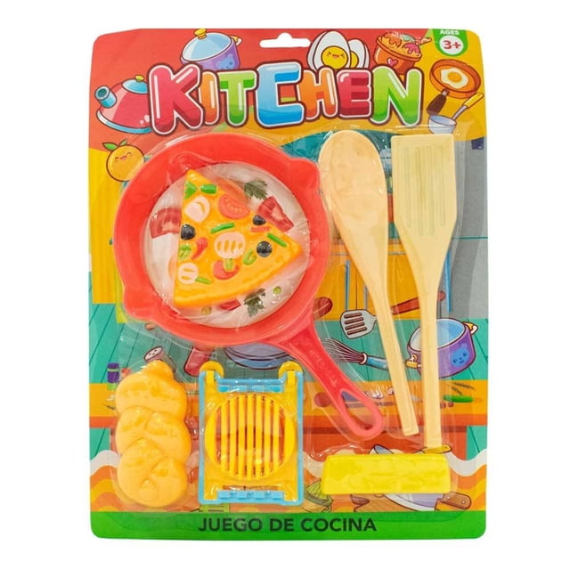 Juego de Cocina Prichos Figuras Multicolor 2x19x18 cm 6 Piezas