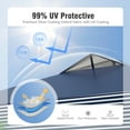 thumbnail image 5 of Alpha Joy 10x10ft Pop-up Canopy Instant Outdoor Canopy Tent Portable Straight Leg Shelter with Roller Bag for Outside, Blue and White, 5 of 8