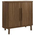 thumbnail image 1 of Bouclair Buffet en Placage de Noyer avec Deux Portes, 1 of 9