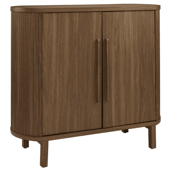 Bouclair Walnut Veneer Buffet With Two Doors