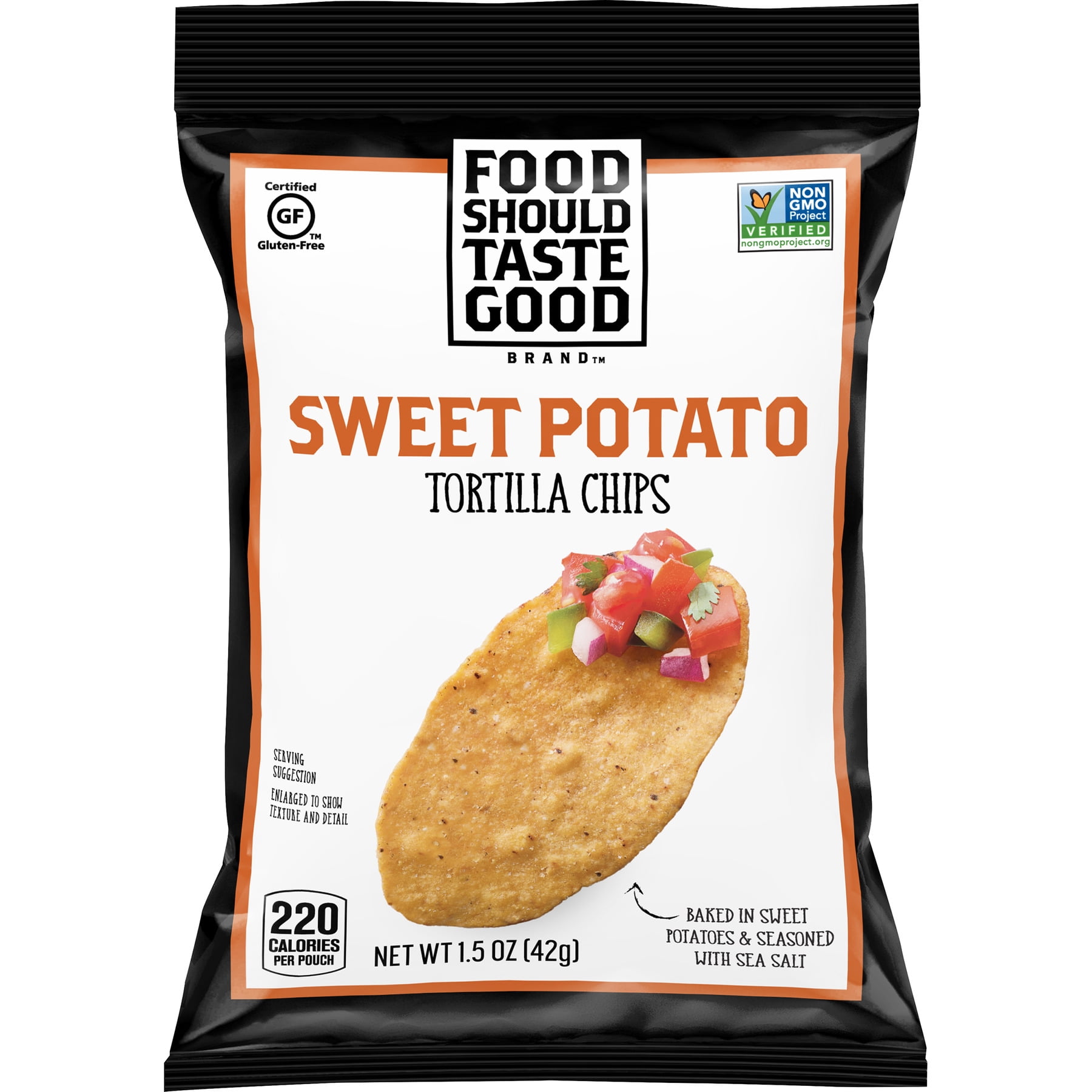 Food Should Taste Good Sweet Potato, Gluten Free, Tortilla Chips