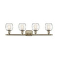 thumbnail image 4 of Innovations Lighting  Belfast - 4 Light 36" Bath Vanity Light Deco Swirl/Polished Nickel Finish, 4 of 5