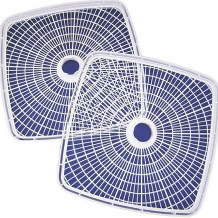 3 Capacity Trays - SQT-2 Add-A-Tray for Square Dehydrators FD-80 and FD-80A, Set of 2, Set of 2 dehydrator trays provides 200 square inches of drying capacity By Nesco