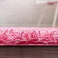 thumbnail image 3 of Unique Loom Solid Shag Collection Area Rug (2' 7" x 13' 1" Runner Taffy Pink), 3 of 7