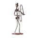 thumbnail image 2 of 2x Musical Man Statue Iron Wires And Screws Statue, Decorative Desk Decoration Musician Tabletop Figurine for Tabletop, 2 of 5