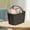 Black, variant on Bathroom Storage Basket, Portable Plastic Bath Wash Basket, Multi-Scenario Organizing Solution, Durable Rust-Proof Design, 27x18x18cm, Lightweight and Foldable