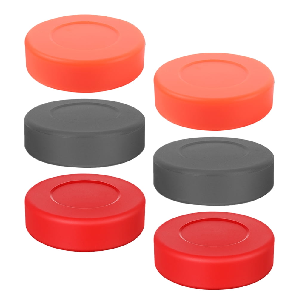 FOLOYORI 6pcs Air Hockey Pucks PVC Assorted Color Durable Family Gatherings Equipment Accessories