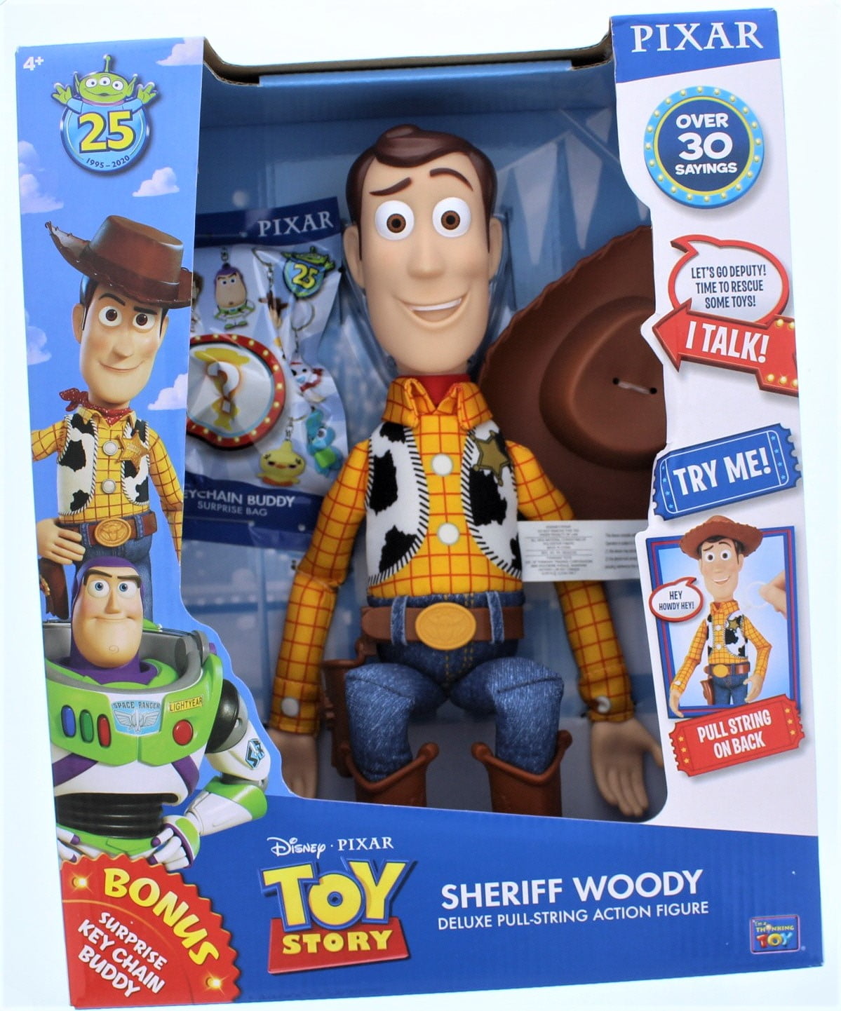 Disney Pixar Toy Story 4 Woody Talking Action Figure 12 Character Phrases for sale online 