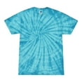 thumbnail image 2 of Colortone Tie Dye T-Shirts Spider Multi Colors Juniors Cotton, 2 of 4
