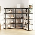 thumbnail image 4 of vidaXL 2/3/4/5x Shelves Steel and Engineered Wood Furniture Multi Colors/Sizes, 4 of 113