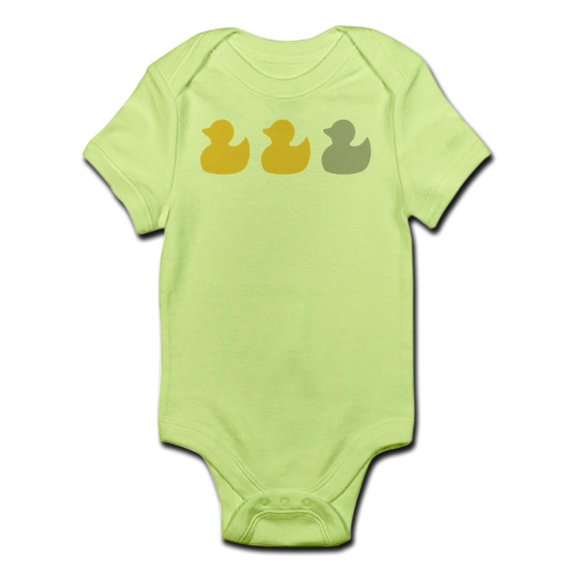 CafePress - Transparent Duck Duck Body Suit - Baby Light Bodysuit